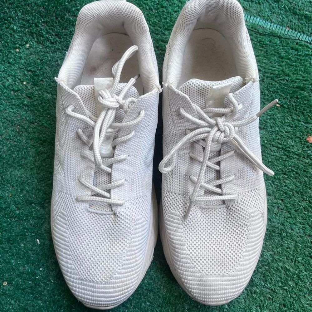 Unbranded Women's White and Cream Trainers - Picture 3 of 5